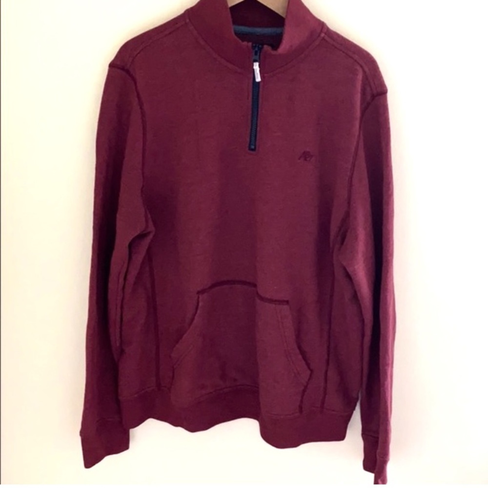 Aeropostale 1/4 Zip Mock Neck Sweatshirt